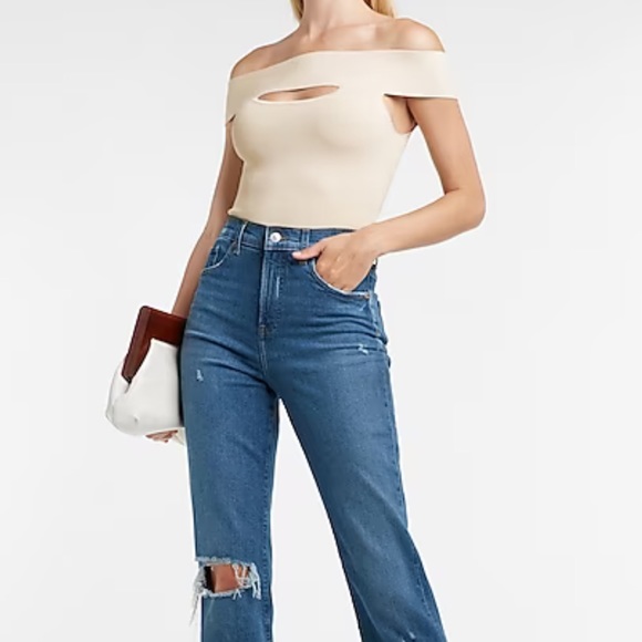Express Body Contour Off The Shoulder Top | NWT | XL - Picture 3 of 11